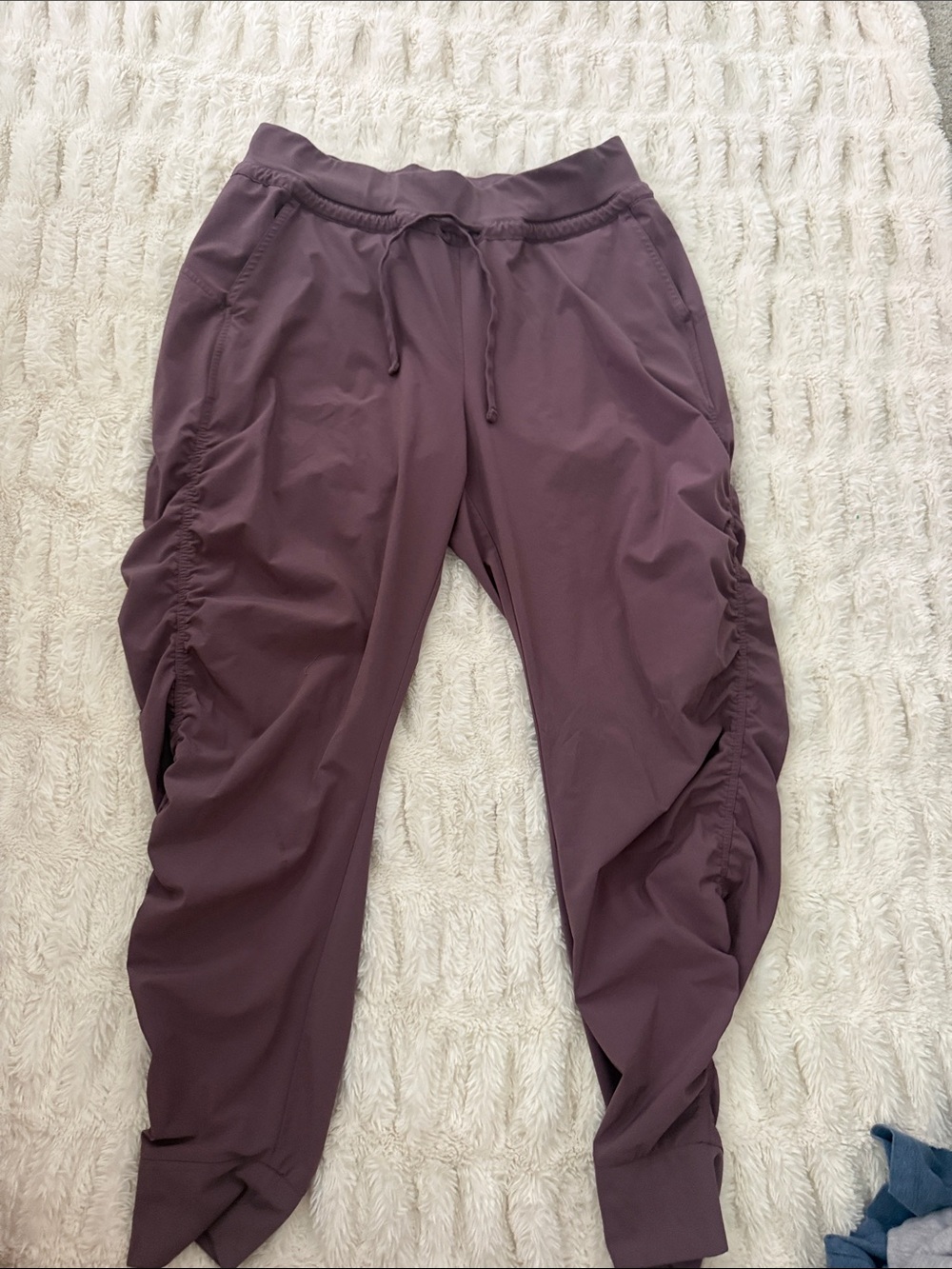 Athleta Men's Ruched Drawstring Joggers - Mauve Plum